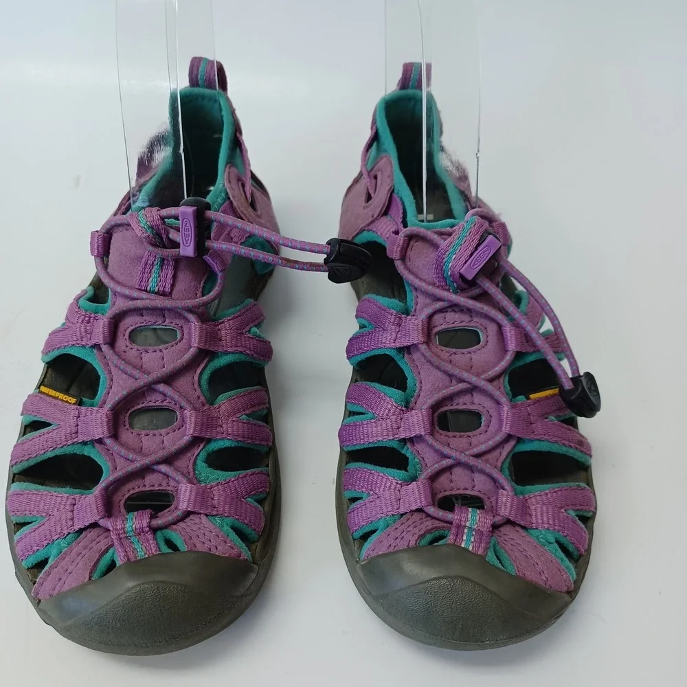 Keen Whisper Kids Purple Teal Waterproof Sport Sandals‎ Size 3 1009959